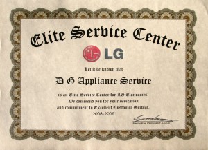 lg dryer service